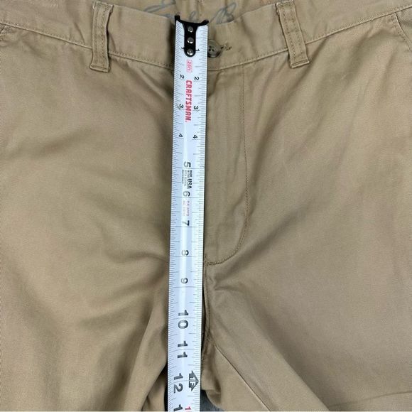 Eddie Bauer Pants Mens 35x32 Beige Khaki Heritage Washed Chino Straight Leg - Picture 9 of 14